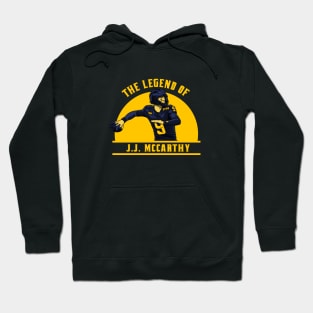 the legend of jj mccarthy Hoodie